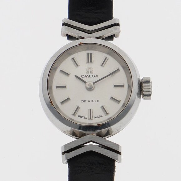 OMEGA Watches Stainless Steel/leather Hand Winding - Picture 1 of 6